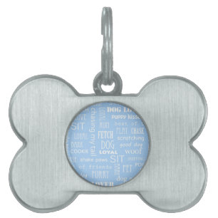 Placa Para Mascotas Blue Dog Lover Sayings