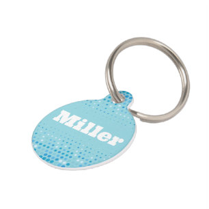 Placa Para Mascotas Blue Pet Tag