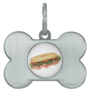 Placa Para Mascotas Bocadillo de la tienda de delicatessen