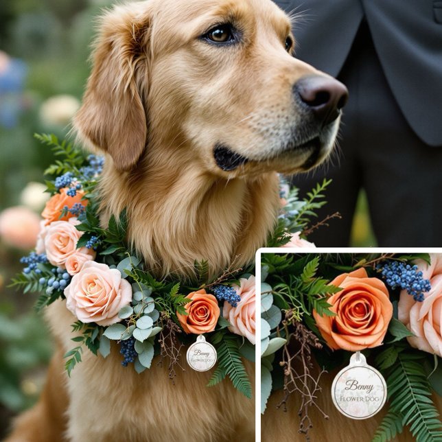 Placa Para Mascotas Boda de Búho del Bosque (Celebrate your special day with this enchanting woodland owl design!)
