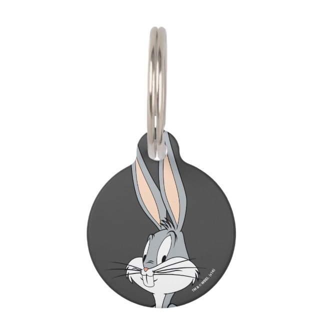 Placa Para Mascotas BOMBARDEOS BUNNY™| Manos en caderas (Anverso)