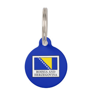 Placa Para Mascotas Bosnia y Herzegovina