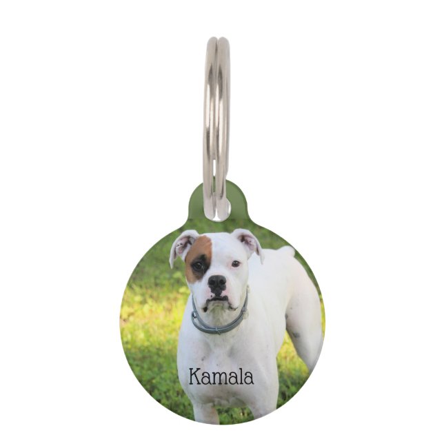 Placa Para Mascotas Boxeador (Anverso)