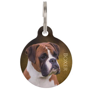 Placa Para Mascotas Boxeador