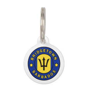 Placa Para Mascotas Bridgetown Barbados