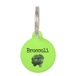 Placa Para Mascotas Broccoli