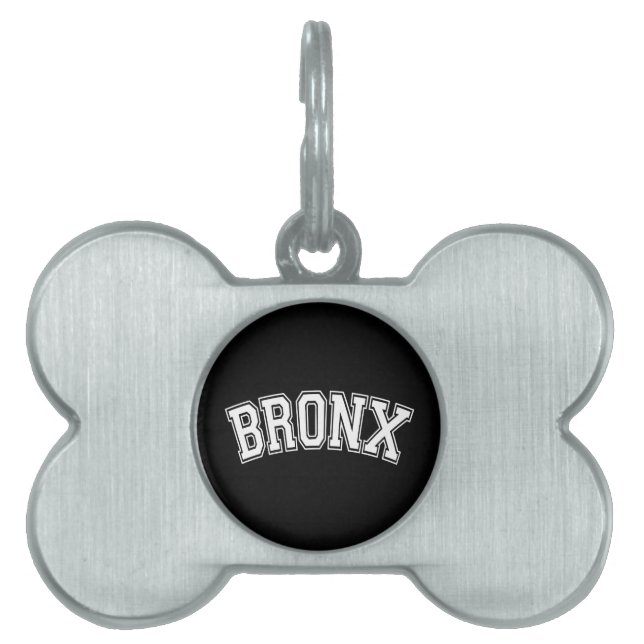 PLACA PARA MASCOTAS BRONX (Frente)