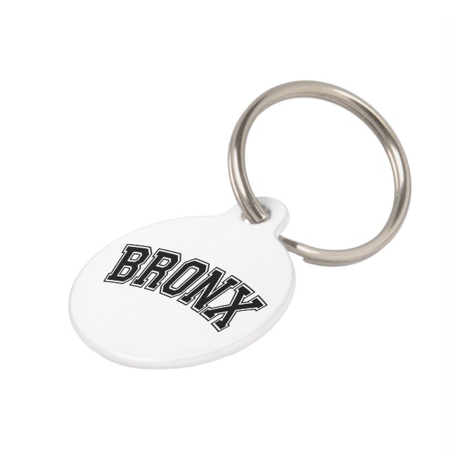 PLACA PARA MASCOTAS BRONX (Lateral)