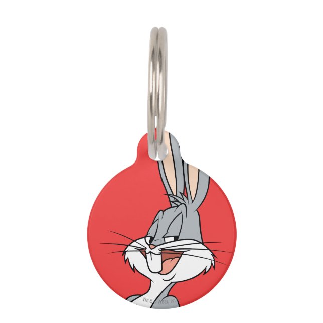 Placa Para Mascotas BUGS BUNNY™ Con Zanahoria (Anverso)