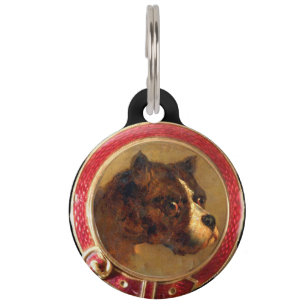 Placa Para Mascotas Bulldog DE RETRATOS DE PERROS DE MINIATURA VICTORI