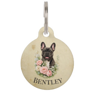 Placa Para Mascotas Bulldog Francés