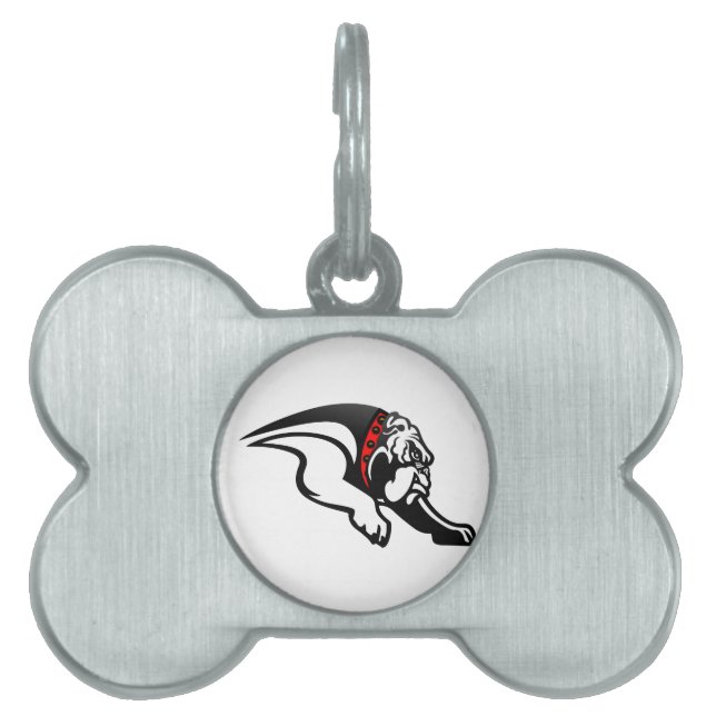 Placa Para Mascotas Bulldoges 1 (Frente)