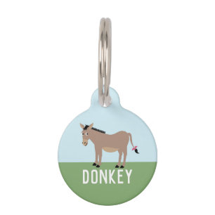 Placa Para Mascotas Burro