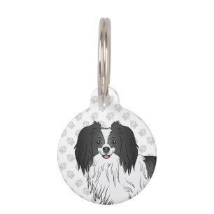 Placa Para Mascotas Cabeza y patas de perro de dibujos animados Phalèn