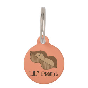 Placa Para Mascotas Cacahuate