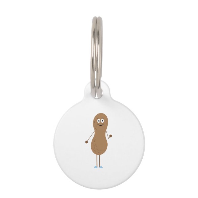 Placa Para Mascotas Cacahuete de chico (Anverso)