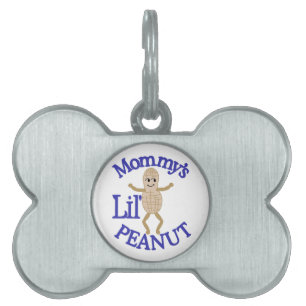 Placa Para Mascotas Cacahuete de Lil de la mamá