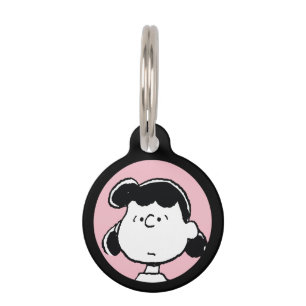 Placa Para Mascotas Cacahuetes Caras de Lucy