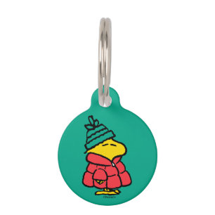 Placa Para Mascotas Cacahuetes Chaqueta de Invierno Woodstock Puffy