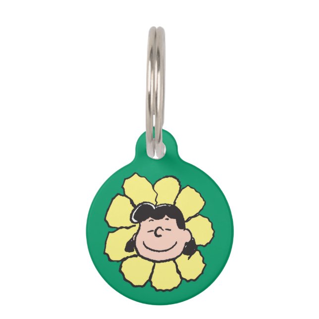 Placa Para Mascotas Cacahuetes | Lucy Flower (Anverso)