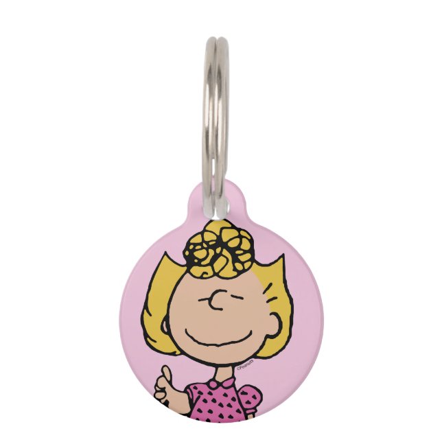 Placa Para Mascotas Cacahuetes | Sally Super Smile (Anverso)