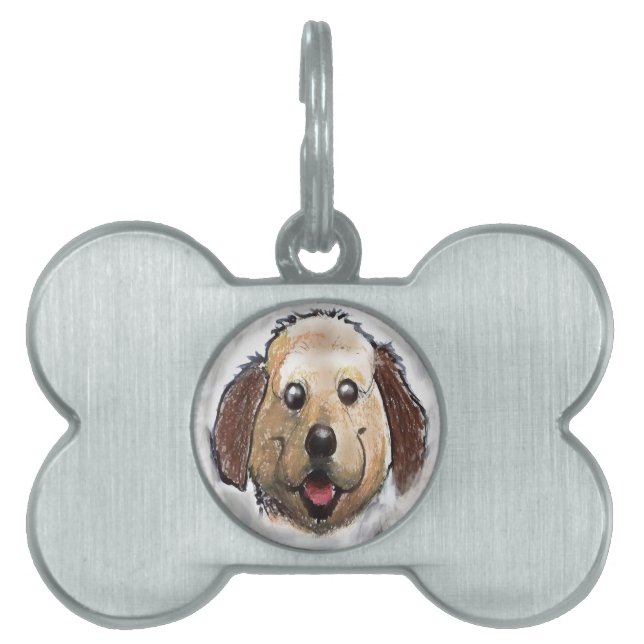 Placa Para Mascotas Cachorro (Frente)