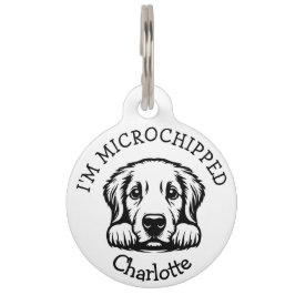 Placa Para Mascotas Cachorro Labrador Curioso Personalizado