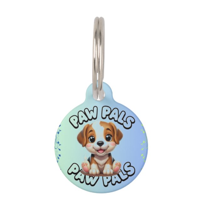 Placa Para Mascotas Cachorro REX (Anverso)