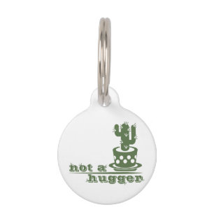 Placa Para Mascotas Cacti No es gracioso decir