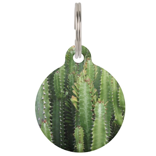 Placa Para Mascotas Cactus Garden (Anverso)