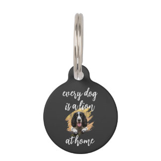 Placa Para Mascotas Cada Perro Es un León en Casa – Foto de Perro Pers