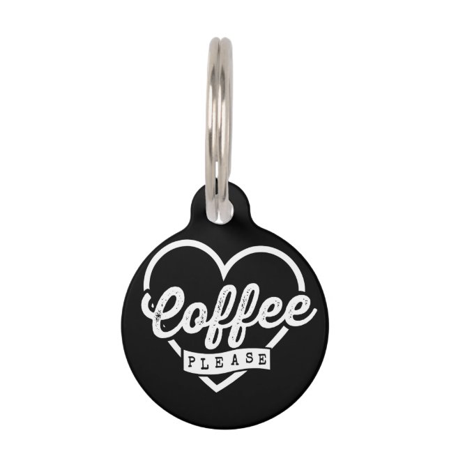 PLACA PARA MASCOTAS CAFÉ (Anverso)