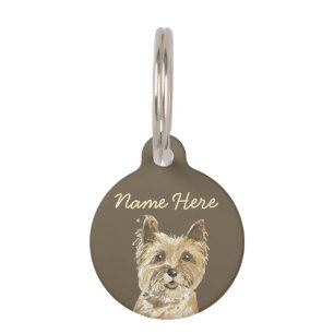 Placa Para Mascotas Cairn Terrier