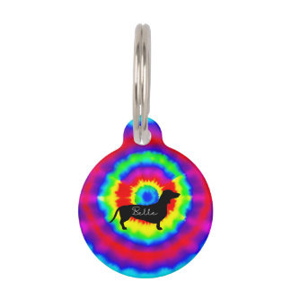 PLACA PARA MASCOTAS CAMA DE PERRO - BELLE - TIE DYE