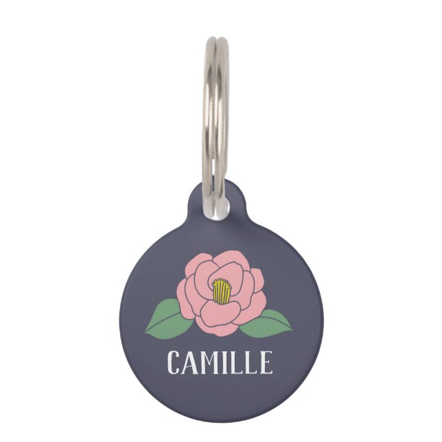 Placa Para Mascotas Camellia (Anverso)