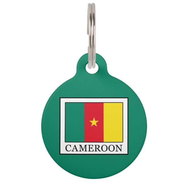 Placa Para Mascotas Camerún (Anverso)