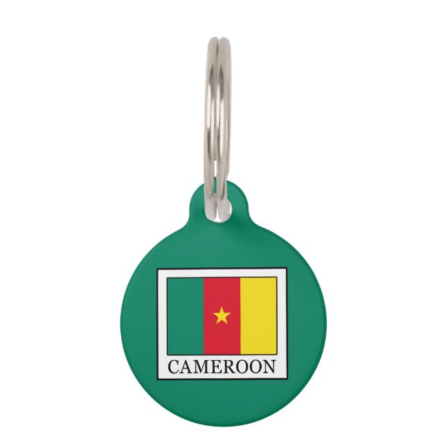 Placa Para Mascotas Camerún (Anverso)