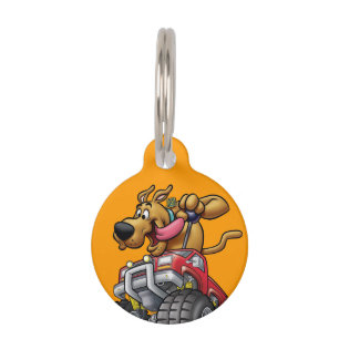 Placa Para Mascotas Camión Scooby Doo-Monster
