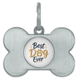 Placa Para Mascotas Camiseta divertida para amantes de perros: el mejo
