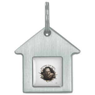Placa Para Mascotas Camiseta Manga Larga Zombie Más Allá de la Pared