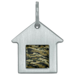 Placa Para Mascotas Camo