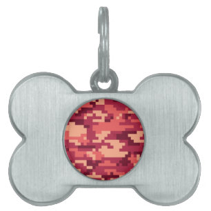 PLACA PARA MASCOTAS CAMO DIGITAL MARTIANO DESERTO / CAMOUFLAJE