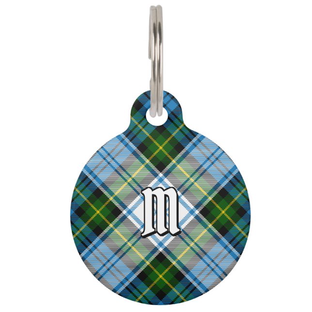 Placa Para Mascotas Campbell Dress Tartan (Anverso)