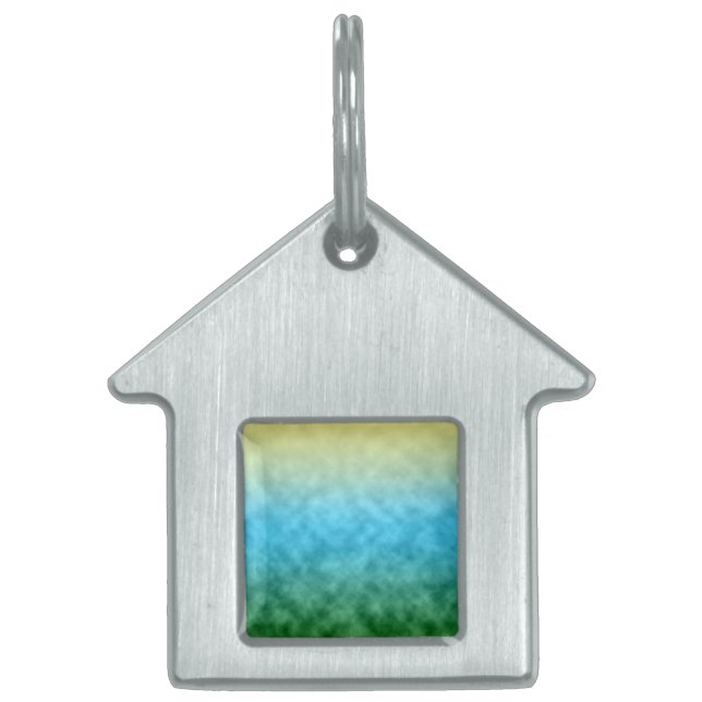 Placa Para Mascotas Campos de Luz (Frente)