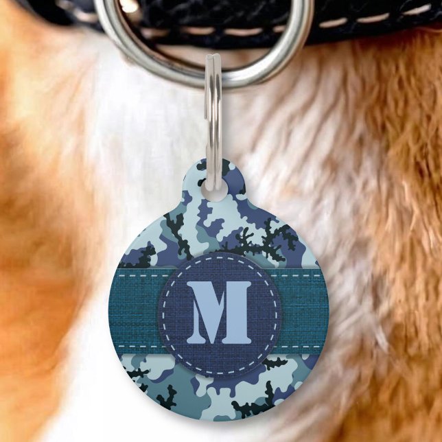 Placa Para Mascotas Camuflaje de marina (Subido por el creador)