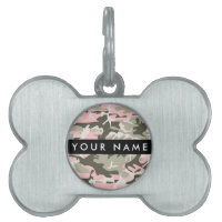 Camuflaje Rosa y Verde Personaliza tu nombre