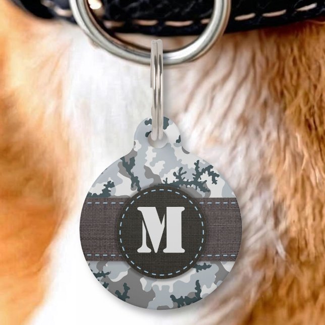Placa Para Mascotas Camuflaje urbano (Subido por el creador)