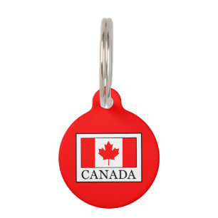 Placa Para Mascotas Canadá