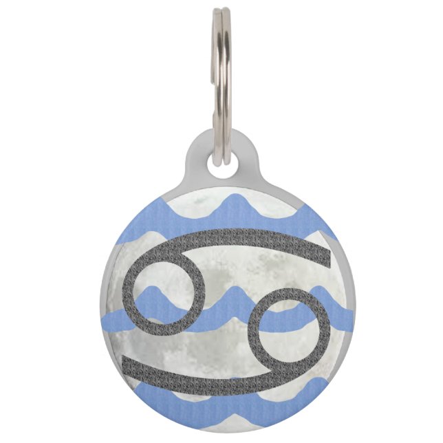 Placa Para Mascotas Cáncer (Anverso)