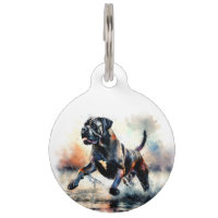 Cane Corso perro poderoso acuarela